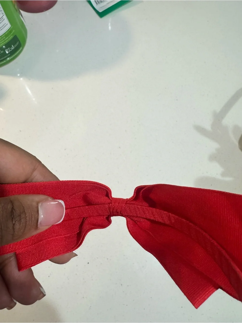 Red Grosgrain Bow Headband for Kids